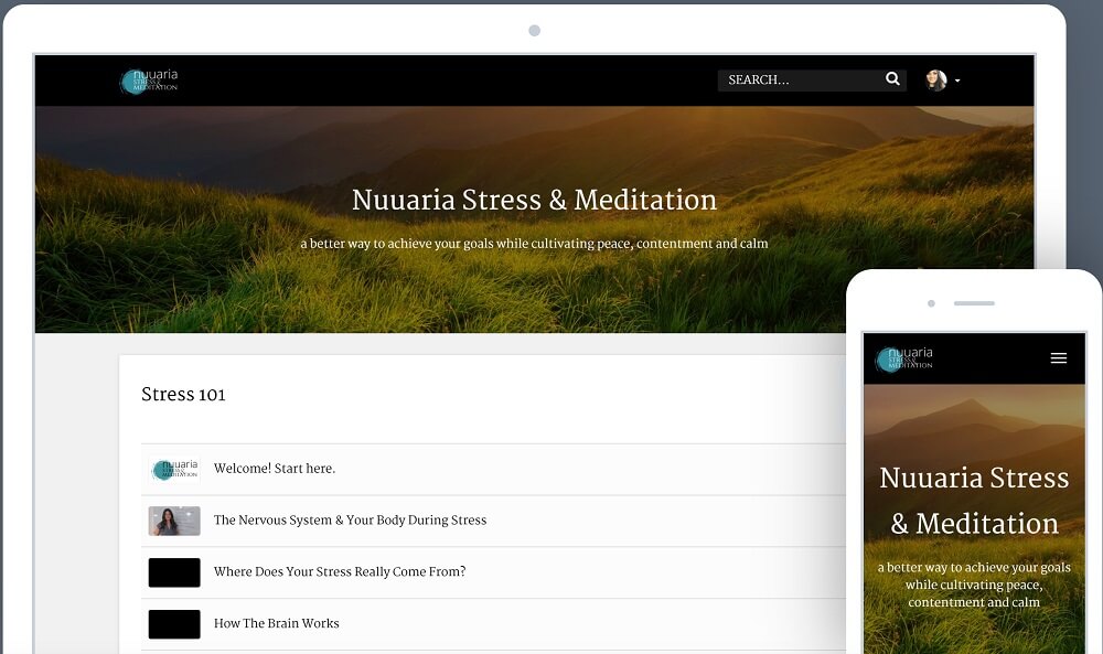 The Nuuaria Stress and Meditation Course