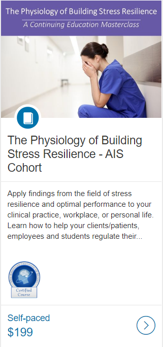 Physiology of building resilience